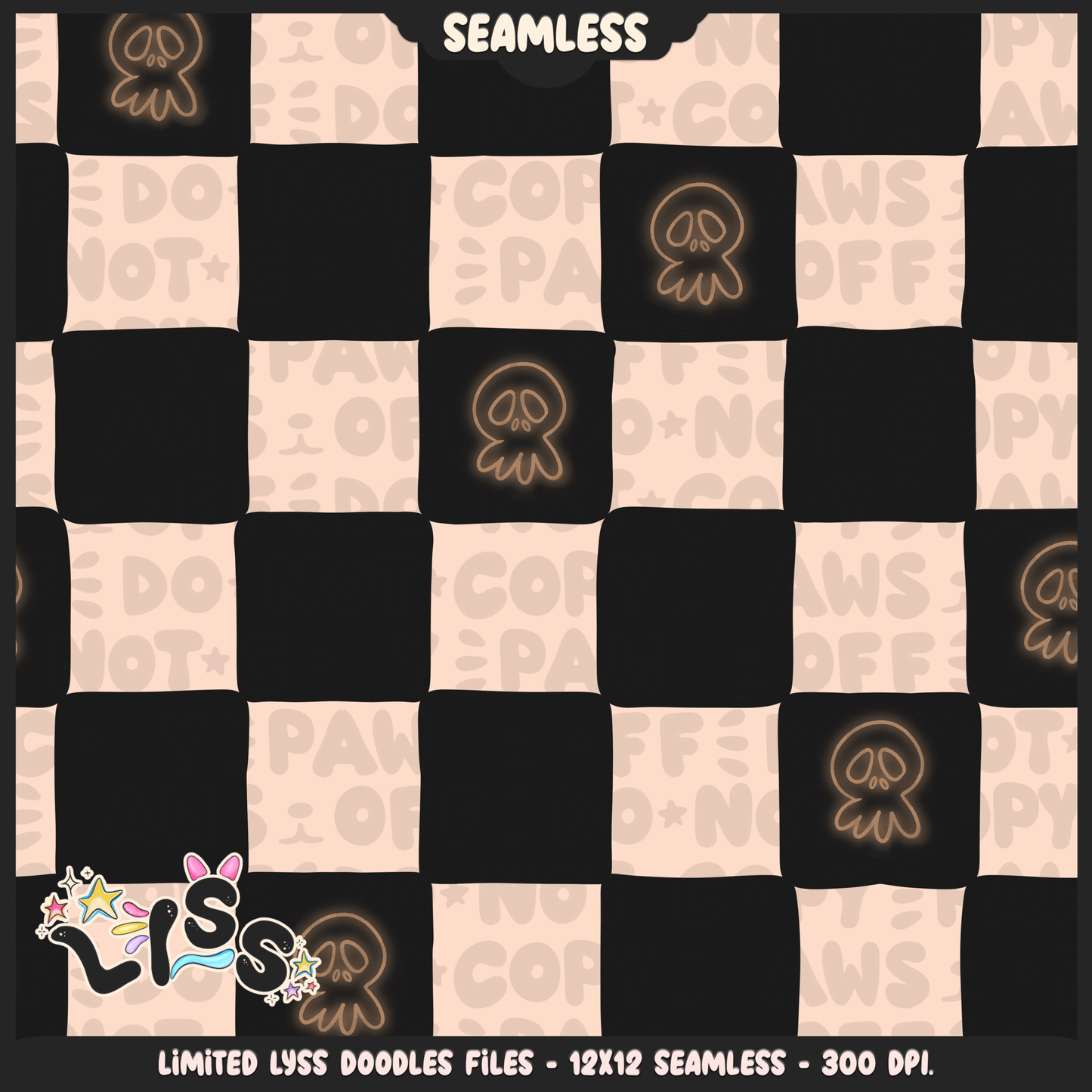 2024 - Lyss Doodles - Coordinates - Reading Nightmare - 24LD017