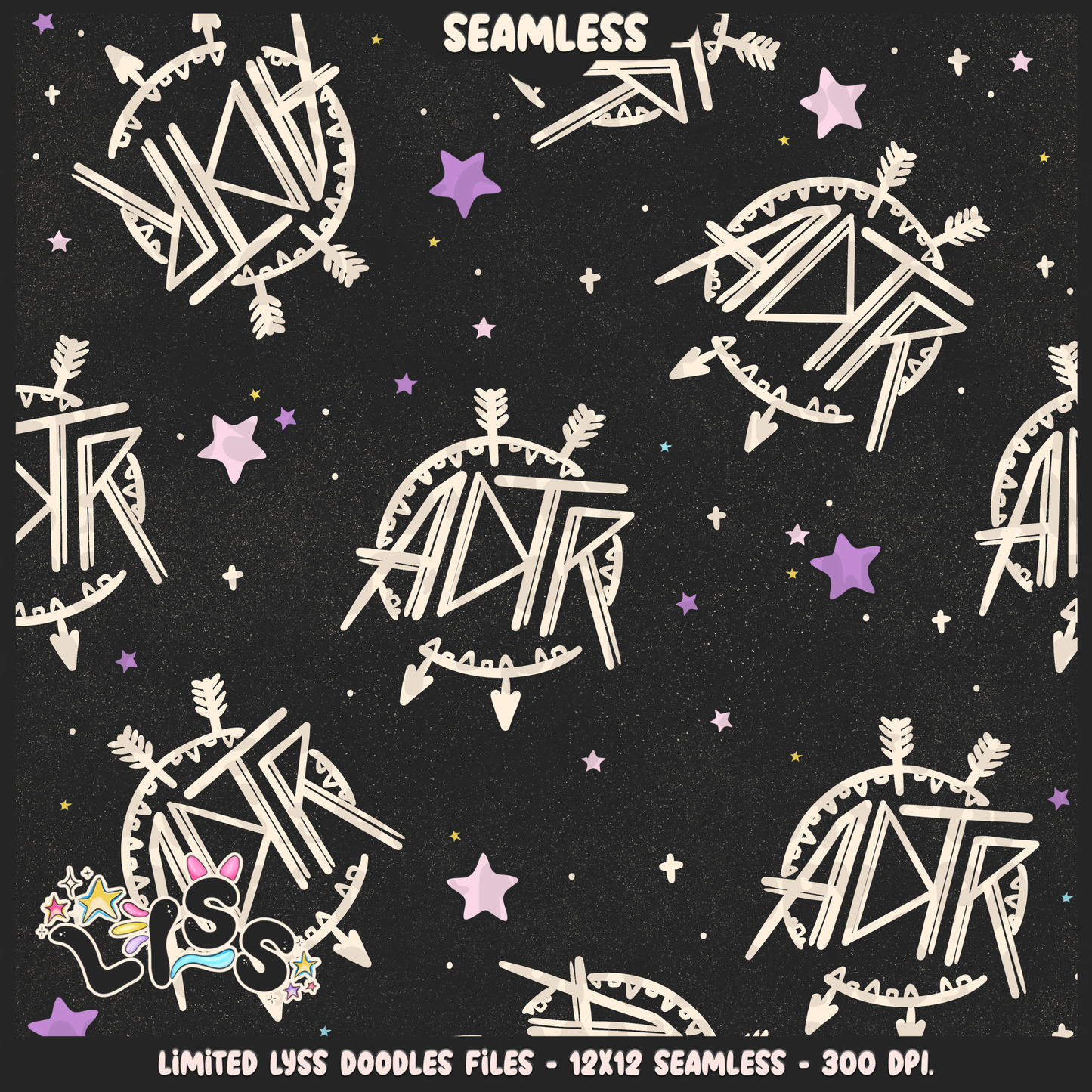 2024 - Lyss Doodles - Coordinates - SCREAMO COLLAB  - 24LD037