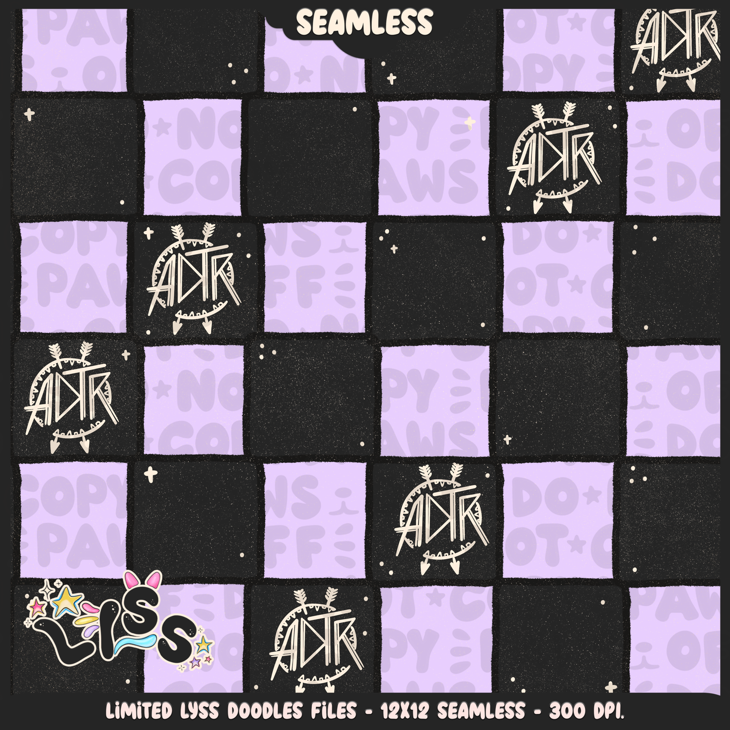 2024 - Lyss Doodles - Coordinates - SCREAMO COLLAB  - 24LD037