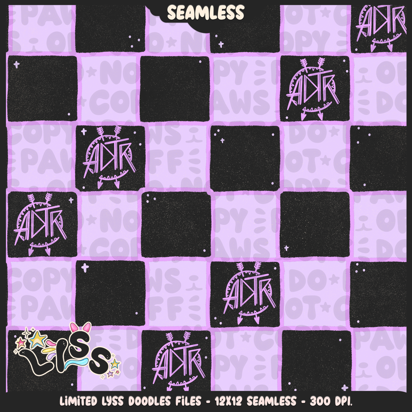 2024 - Lyss Doodles - Coordinates - SCREAMO COLLAB  - 24LD037