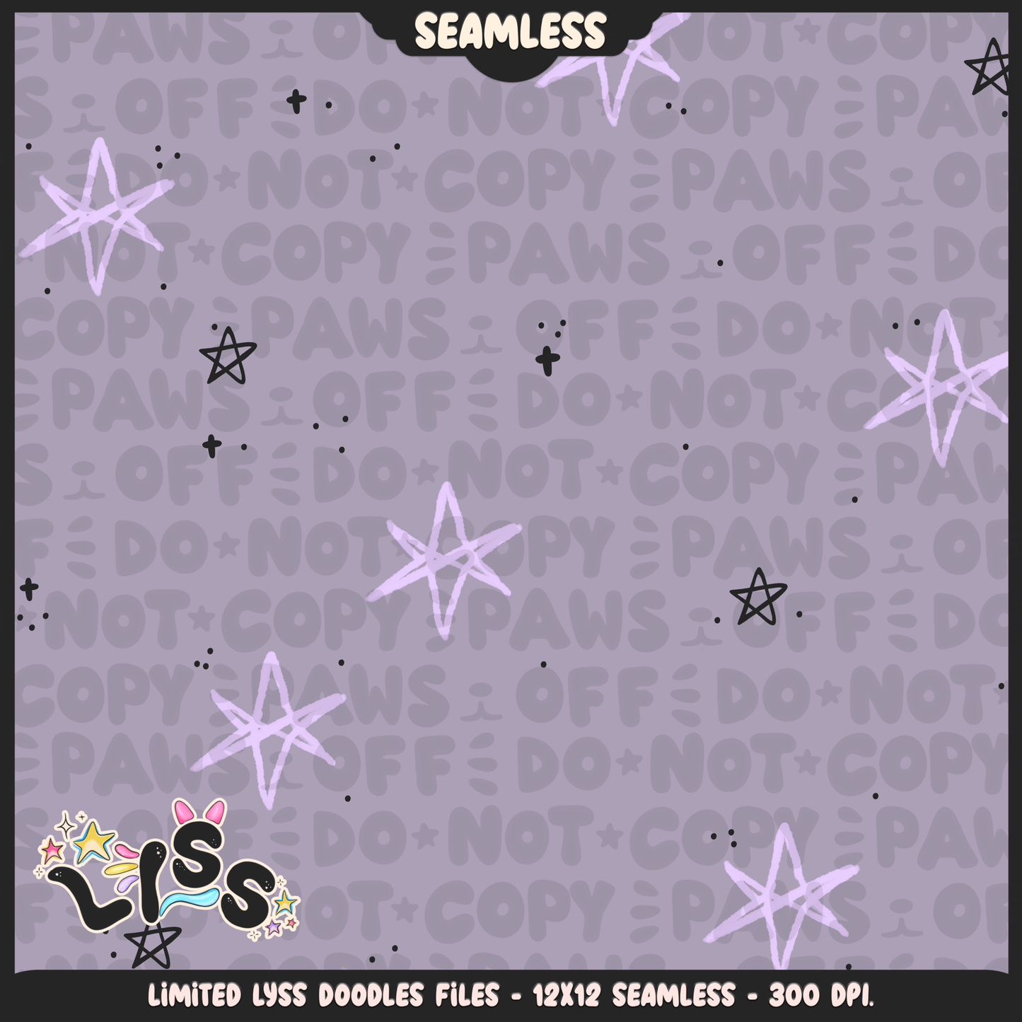 2024 - Lyss Doodles - Coordinates - SCREAMO COLLAB  - 24LD038