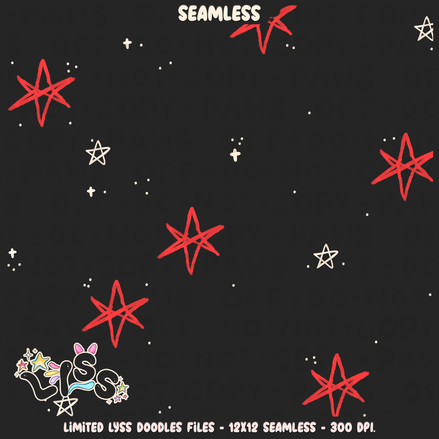 2024 - Lyss Doodles - Coordinates - SCREAMO COLLAB  - 24LD038