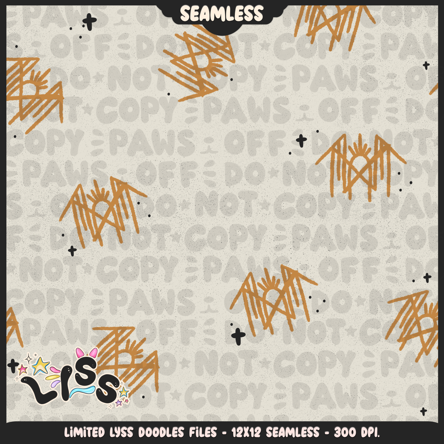 2024 - Lyss Doodles - Coordinates - SCREAMO COLLAB  - 24LD039