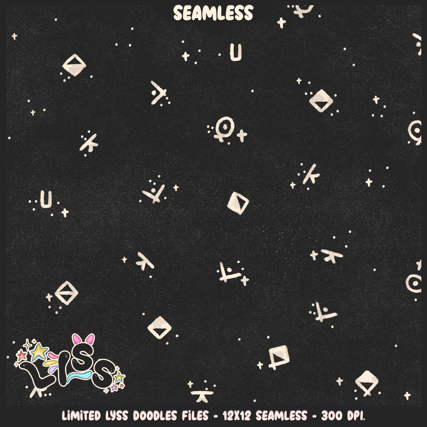 2024 - Lyss Doodles - Coordinates - SCREAMO COLLAB  - 24LD039