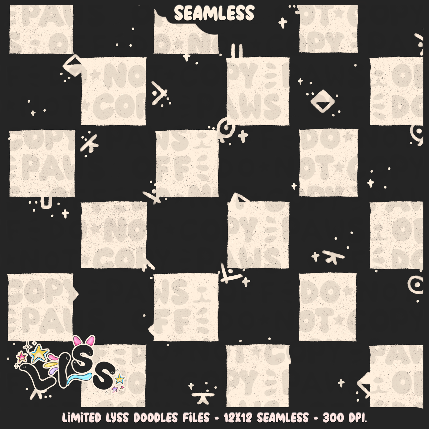 2024 - Lyss Doodles - Coordinates - SCREAMO COLLAB  - 24LD039