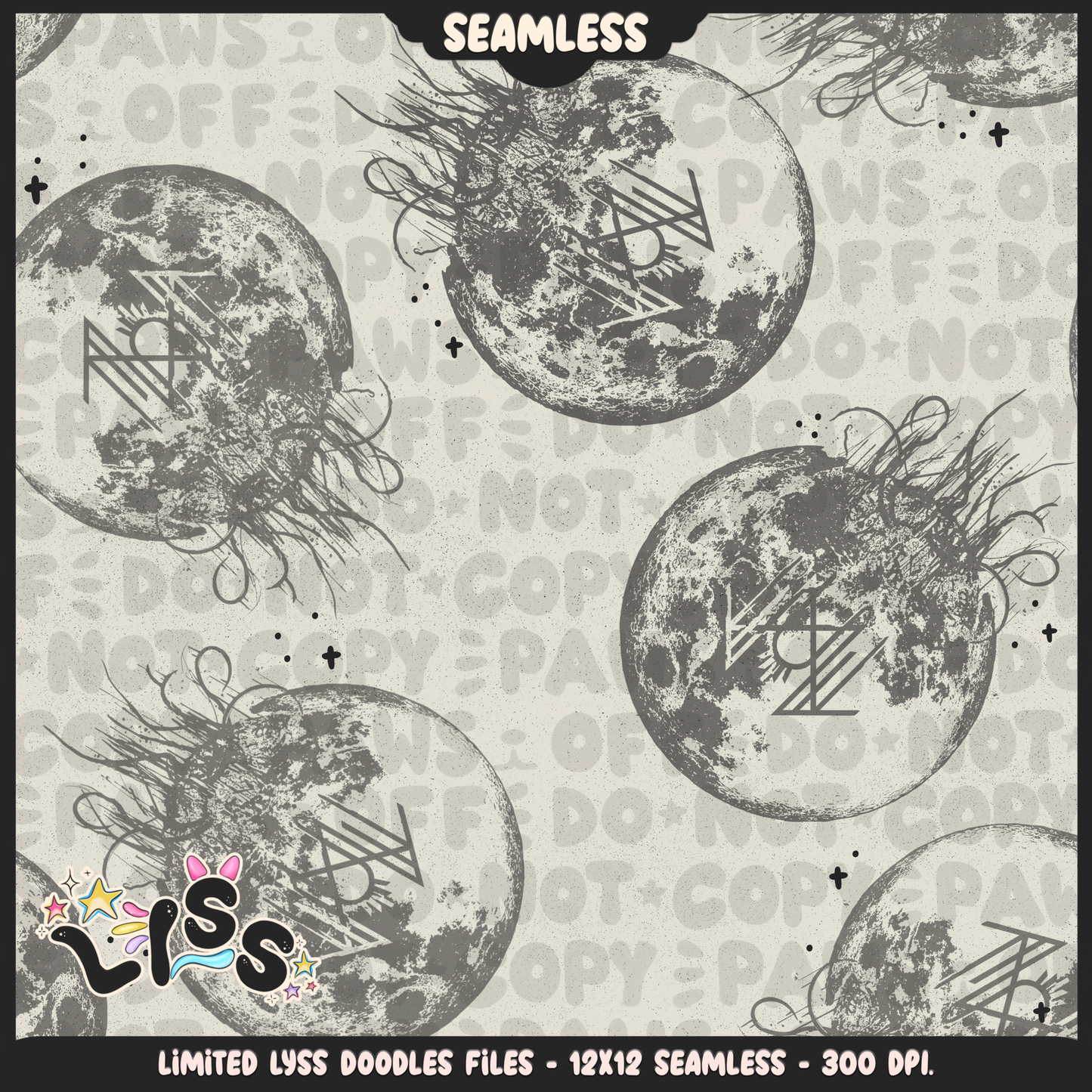 2024 - Lyss Doodles - Coordinates - SCREAMO COLLAB  - 24LD039