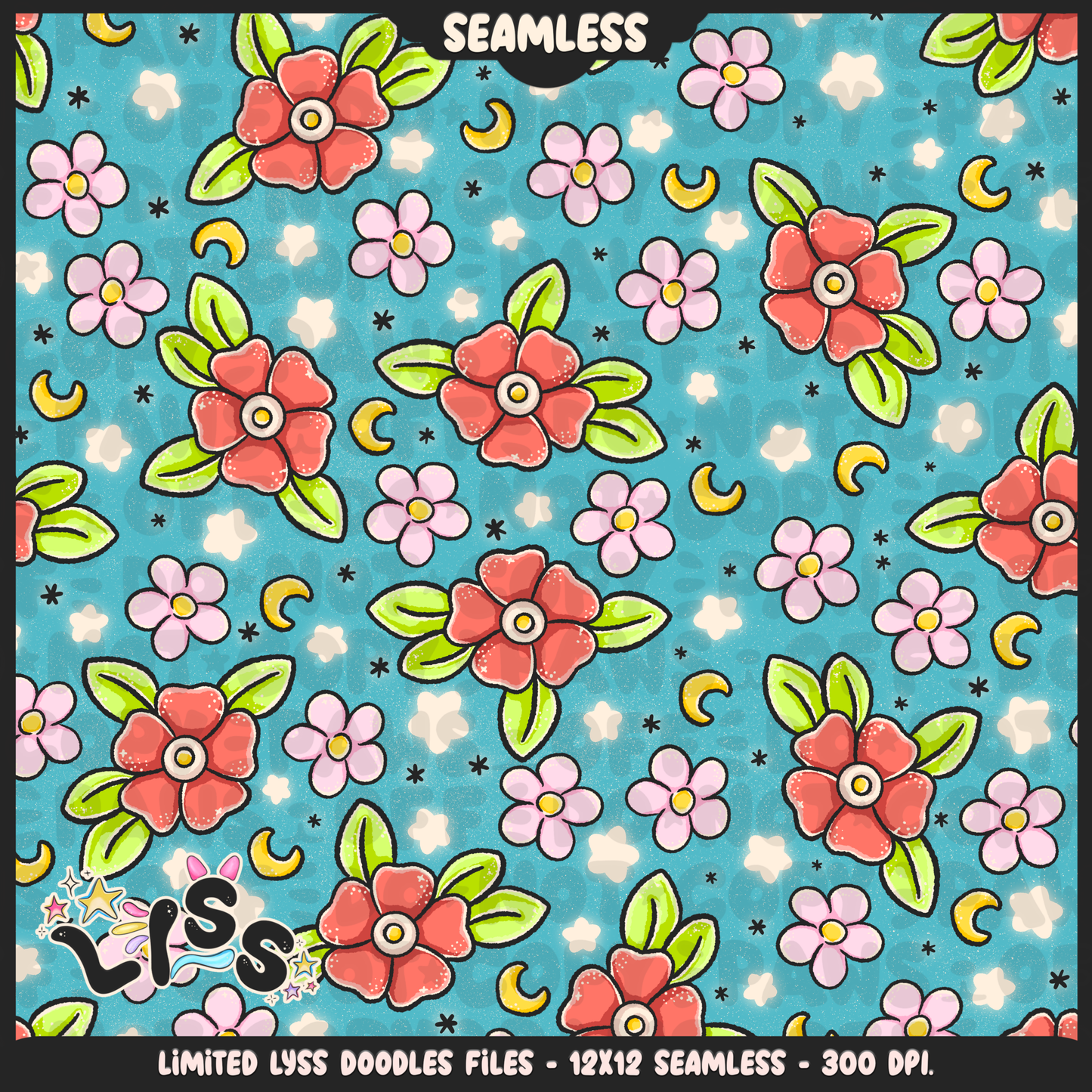 Lyss Doodles - Seamless Files - September 2024 Patreon