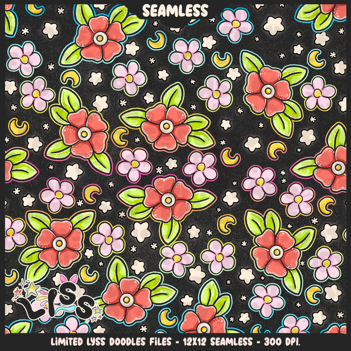 Lyss Doodles - Seamless Files - September 2024 Patreon
