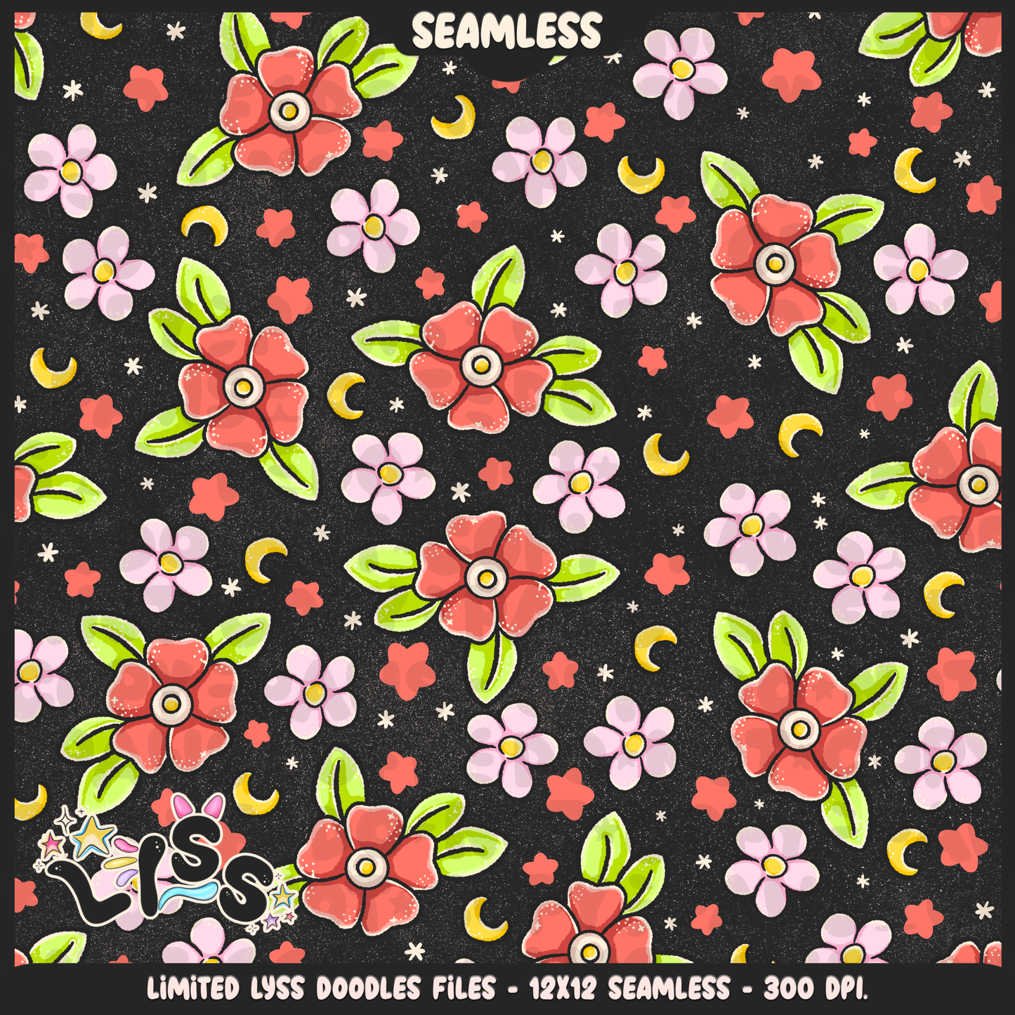 Lyss Doodles - Seamless Files - September 2024 Patreon