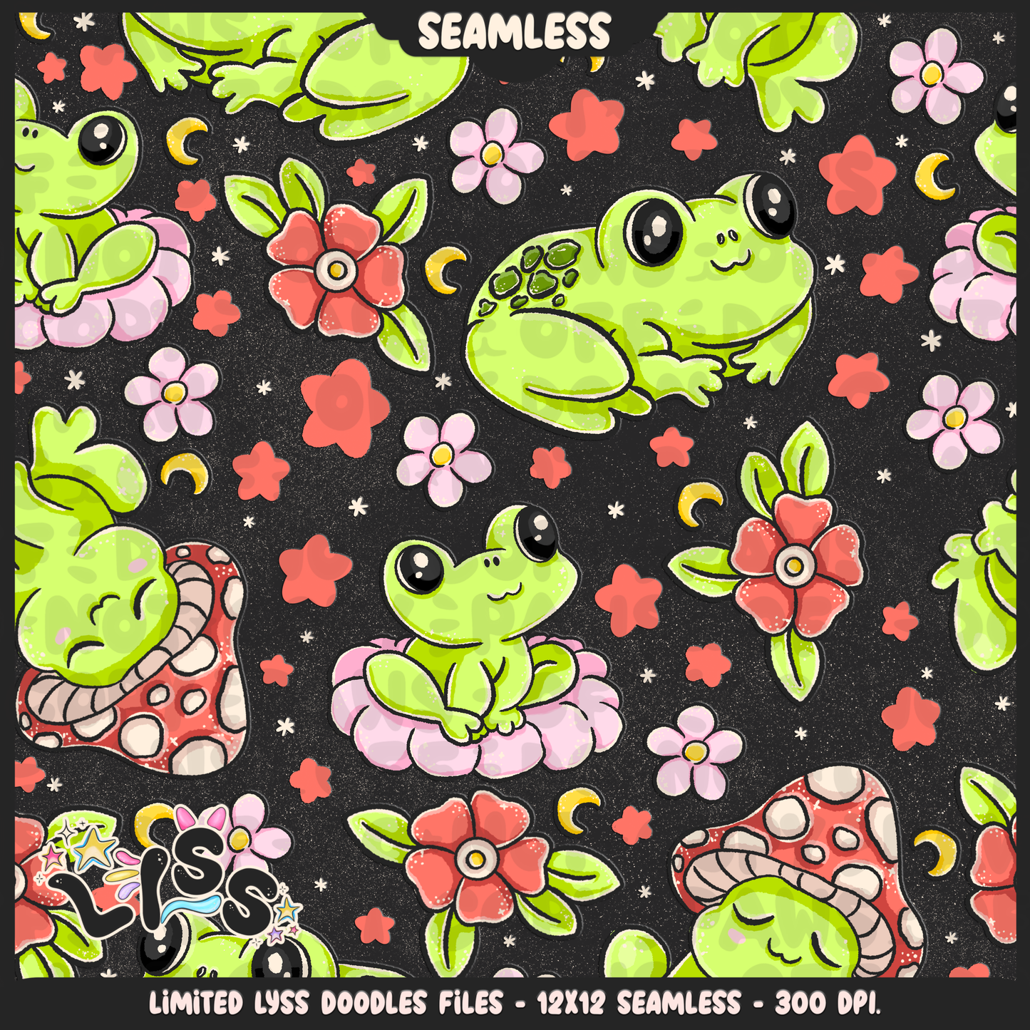 Lyss Doodles - Seamless Files - September 2024 Patreon