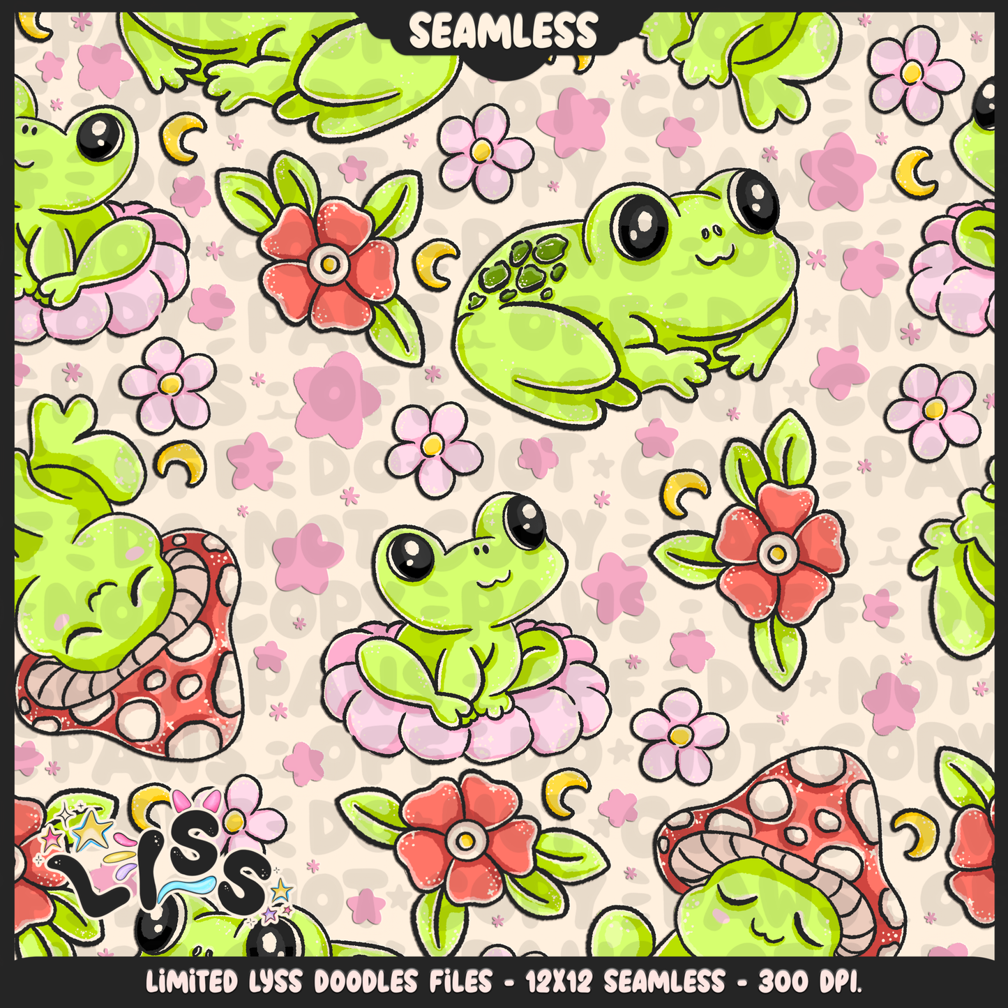 Lyss Doodles - Seamless Files - September 2024 Patreon