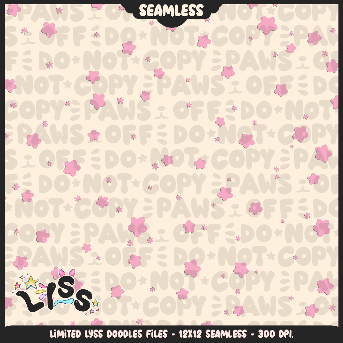 Lyss Doodles - Seamless Files - September 2024 Patreon