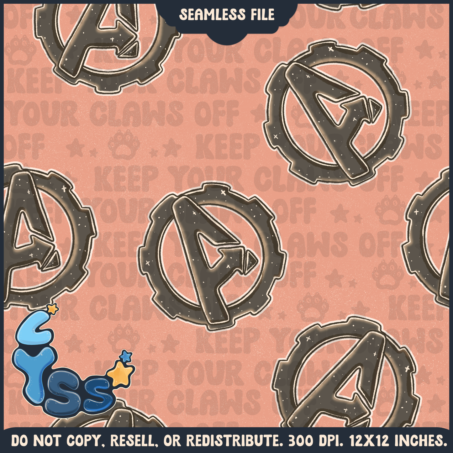 2024 - Lyss Doodles - Seamless - Coordinate - Superhero Collection - Invincible - 24LD090