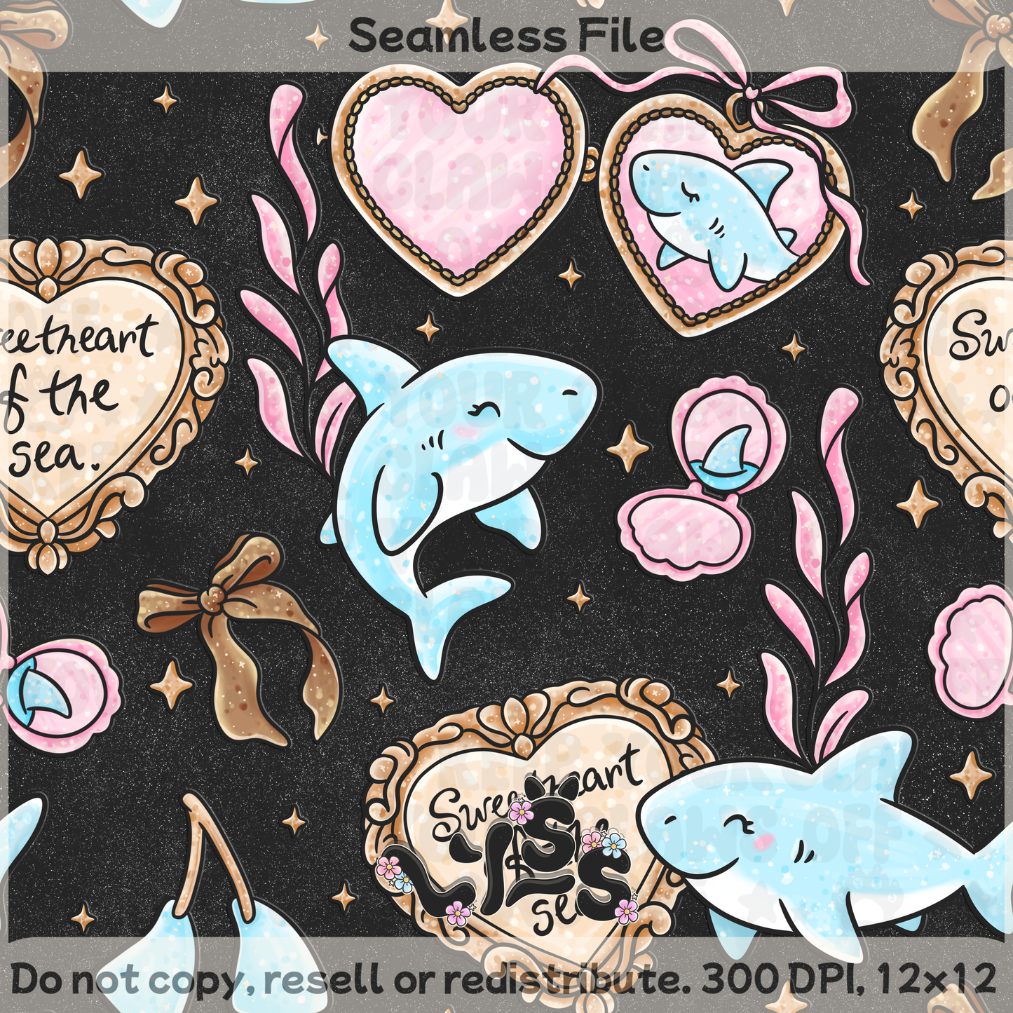 2025 - Lyss Doodles - Seamless - Sweet & Salty - 25LD049