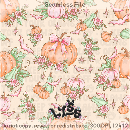 2025 - Lyss Doodles - Seamless - The Blushing Patch - 25LD054