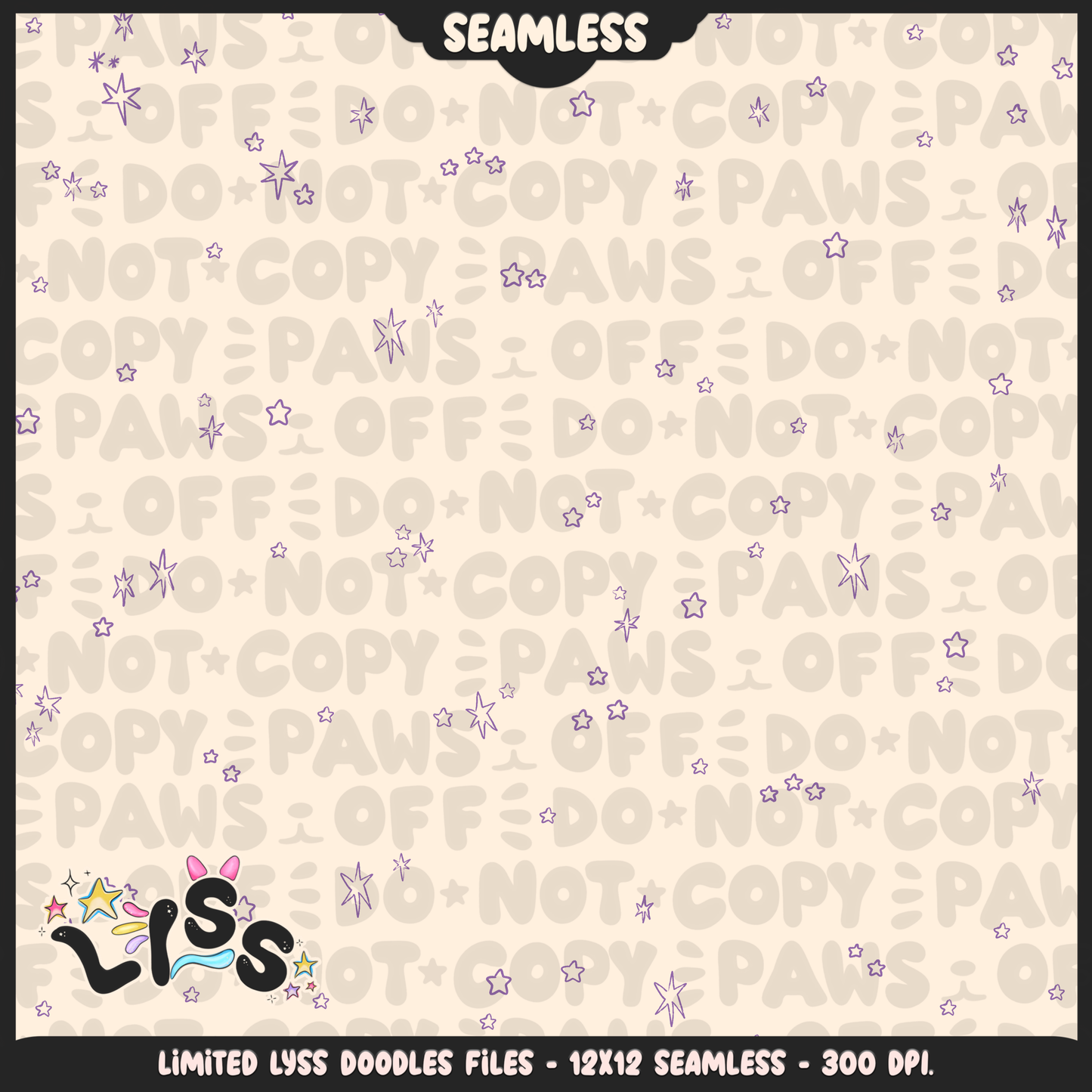 2024 - Lyss Doodles - Coordinates -  Tay Collab - Speak -  24LD020