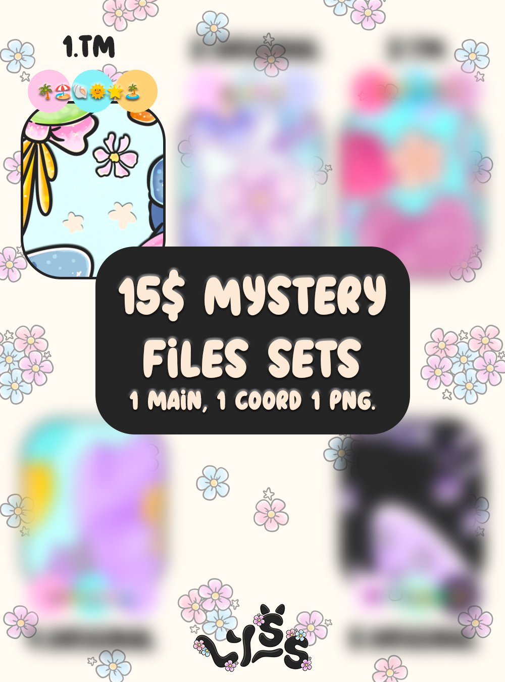 2025 - Lyss Doodles - Seamless - Mystery Files #1 - 25LD022