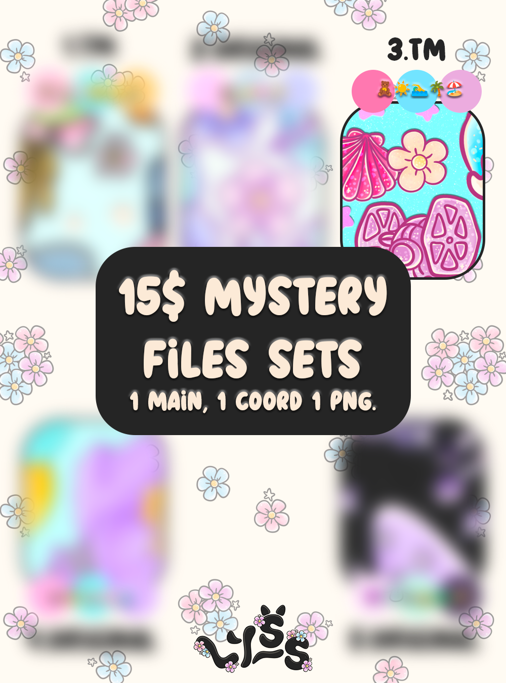 2025 - Lyss Doodles - Seamless - Mystery Files #3 - 25LD024