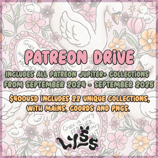 2025 - Lyss Doodles - BUNDLES - Patreon Jupiter+ Bundle September 2024-September 2025.