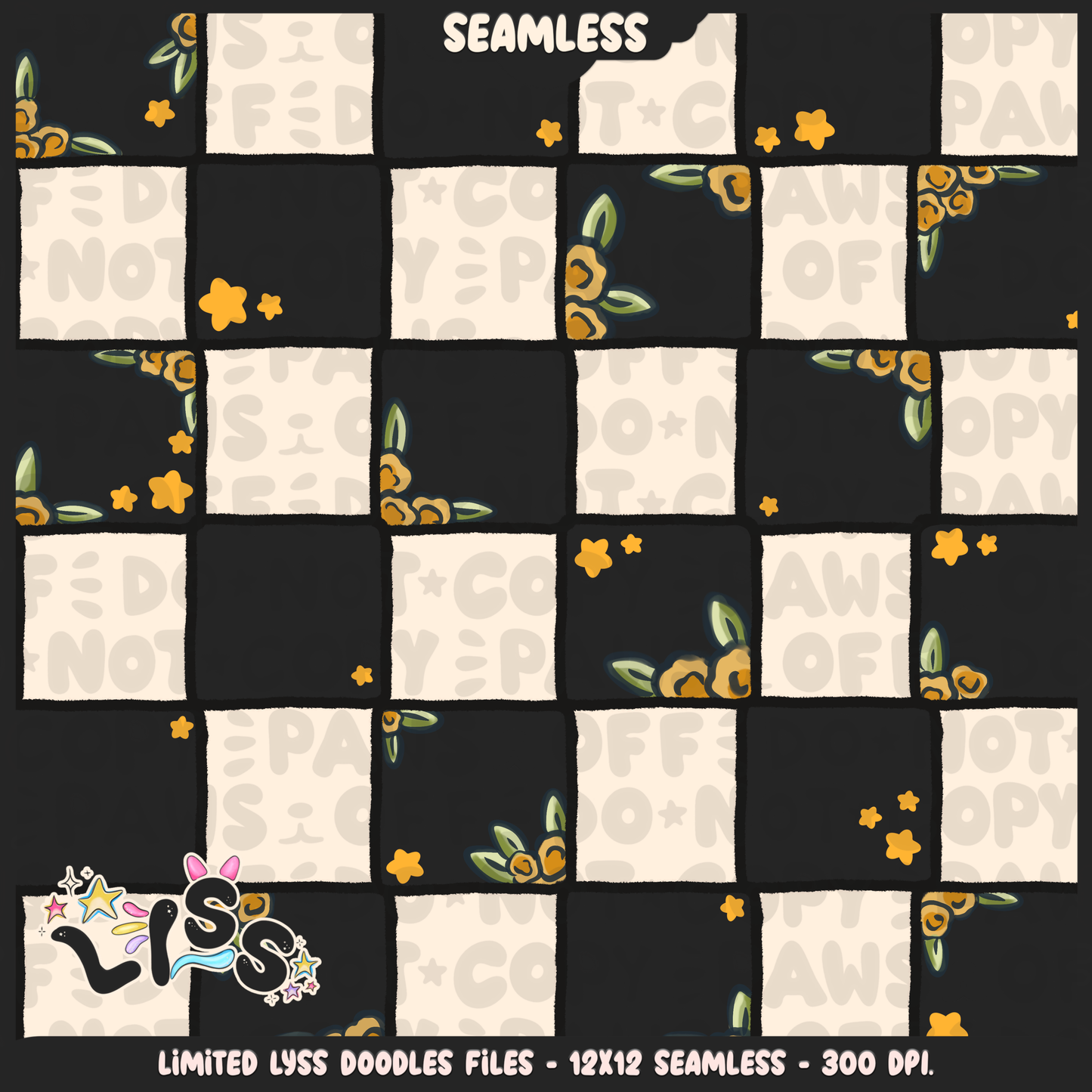 2024 - Lyss Doodles - Coordinates -  HP Pride - Huffle - 24LD032