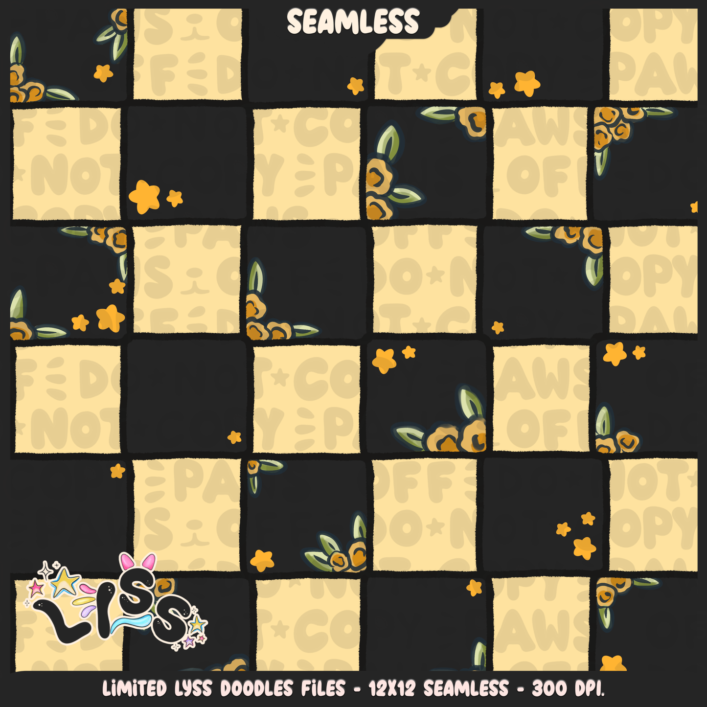 2024 - Lyss Doodles - Coordinates -  HP Pride - Huffle - 24LD032