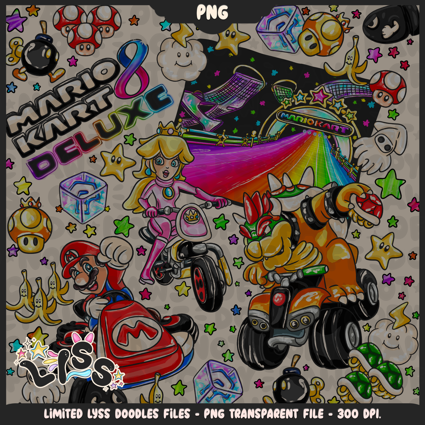 2024 - Lyss Doodles -  PNG Files - MAR10 - 24LD027