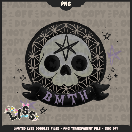 2024 - Lyss Doodles -  PNG Files - SCREAMO COLLAB - 24LD038
