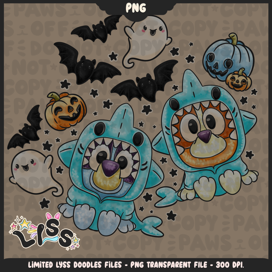 2024 - Lyss Doodles -  PNG Files - Spooky Dis Collab - 24LD047