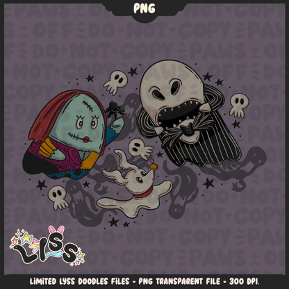 Lyss Doodles - Seamless - PNG - Mystery Files - #1