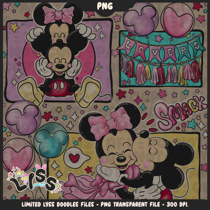 2023 - Lyss Doodles -  PNG Files - Lovers - 23LD018