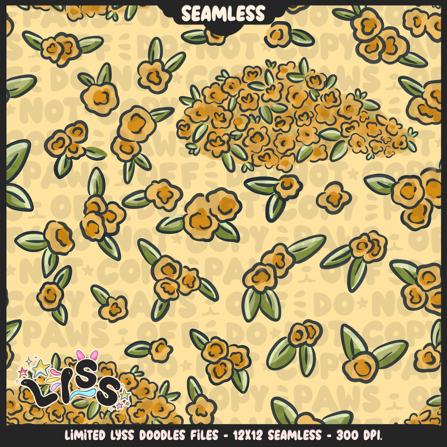 2024 - Lyss Doodles - Coordinates -  HP Pride - Huffle - 24LD032