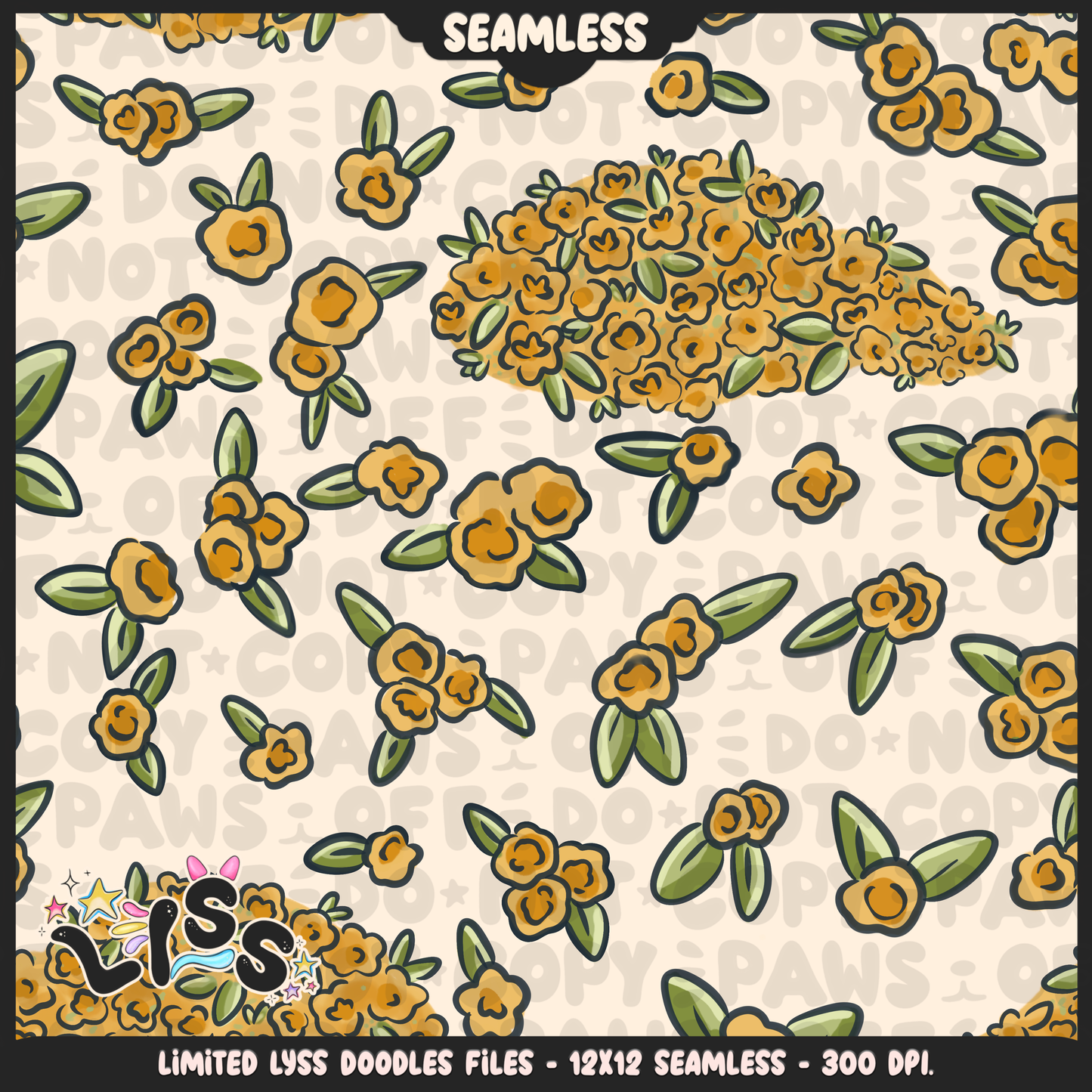 2024 - Lyss Doodles - Coordinates -  HP Pride - Huffle - 24LD032