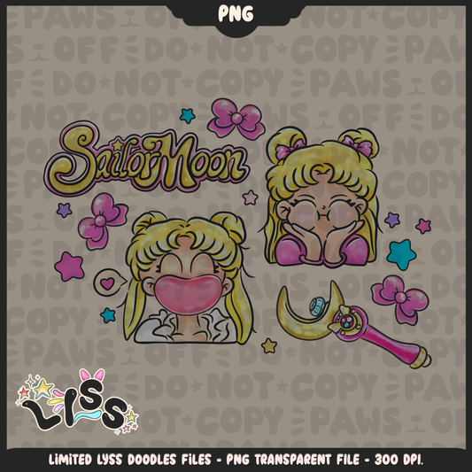 2024 - Lyss Doodles -  PNG Files - Moon Cafe