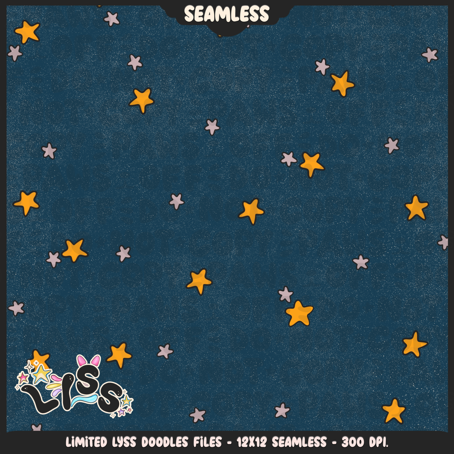 2024 - Lyss Doodles - Seamless - Coordinates - Western Halloween - 24LD049