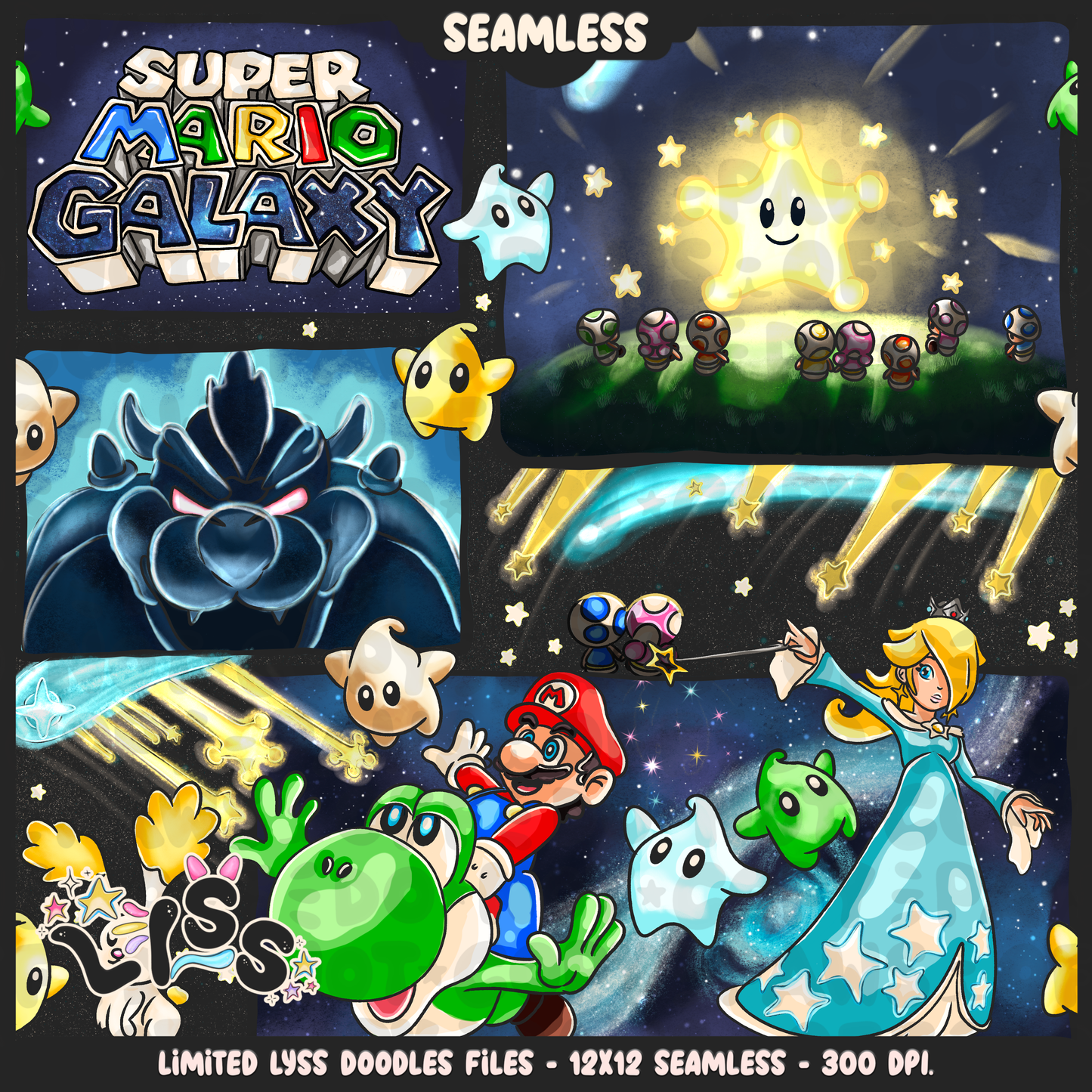 2024 - Lyss Doodles - Seamless - Mains - MAR10 - 24LD028