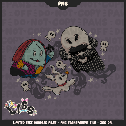 Lyss Doodles - Seamless - PNG - Mystery Files - #1