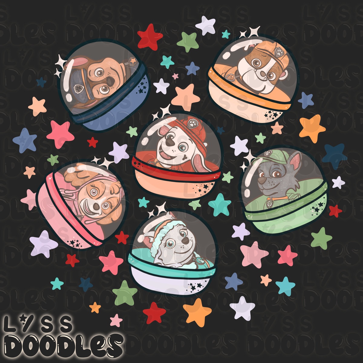 Lyss Doodles -  PNG FIles - 2.5K Freebie