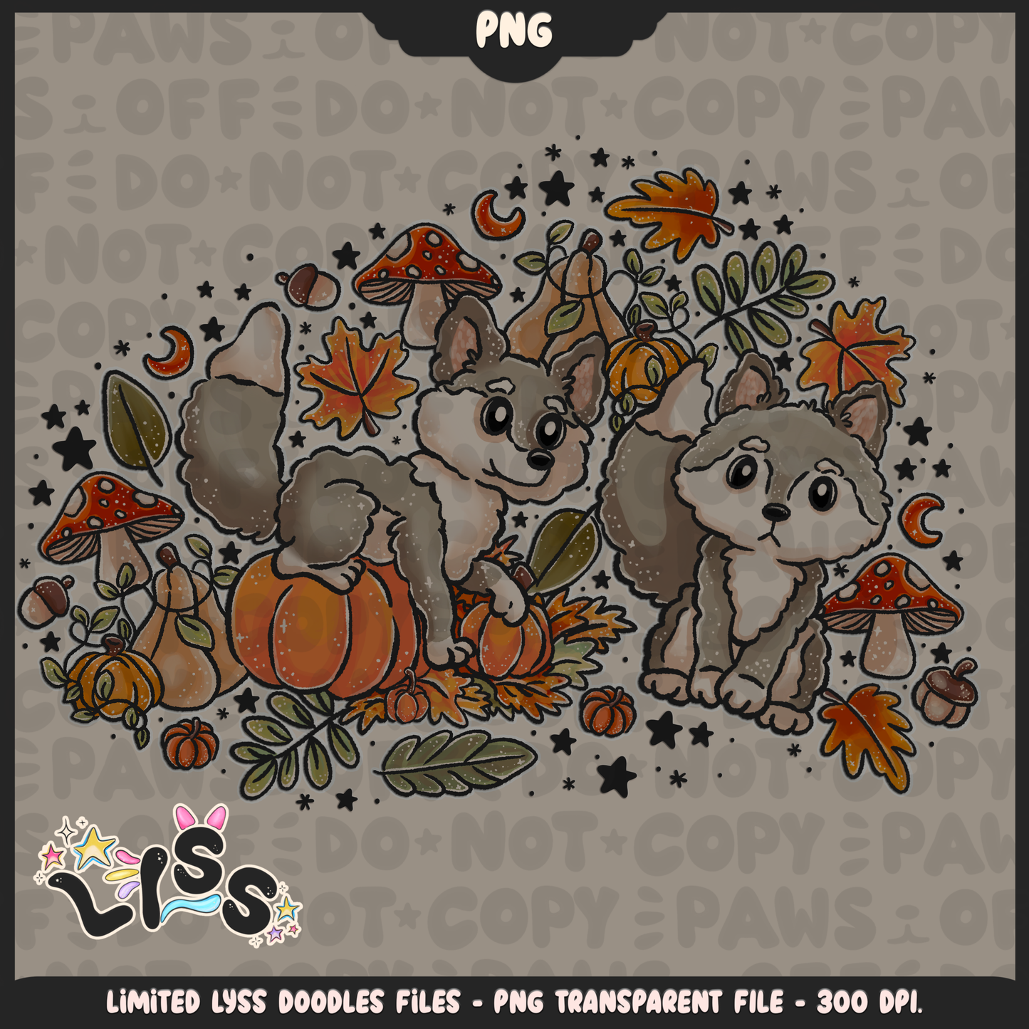 Lyss Doodles - PNG Files - September 2024 Patreon - Collection #2