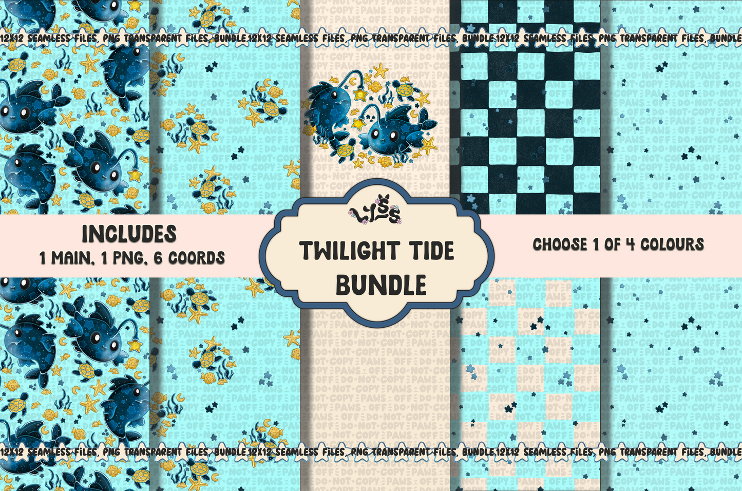 2025 - Lyss Doodles - BUNDLES - Twilight Tide - 25LD029