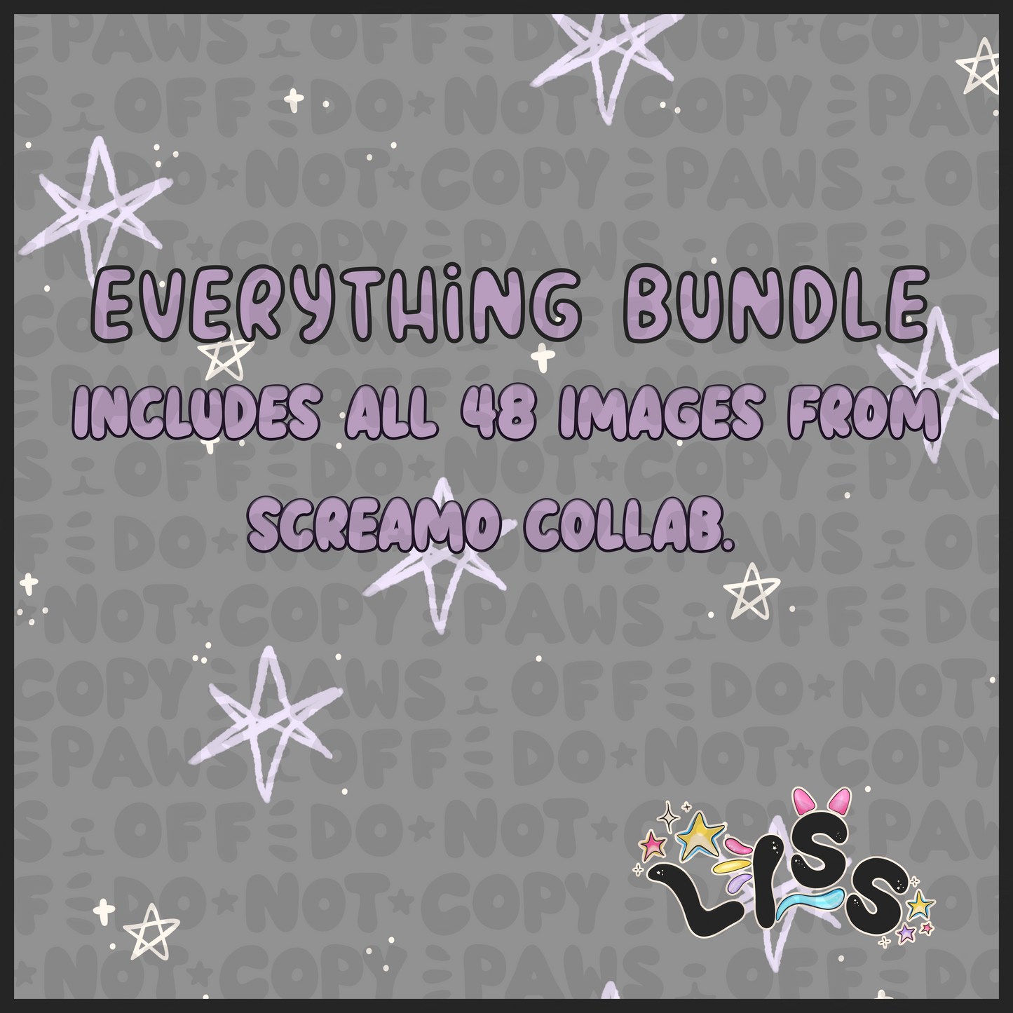 2024 - Lyss Doodles - Seamless - BUNDLES - SCREAMO COLLAB - 24LD037-39