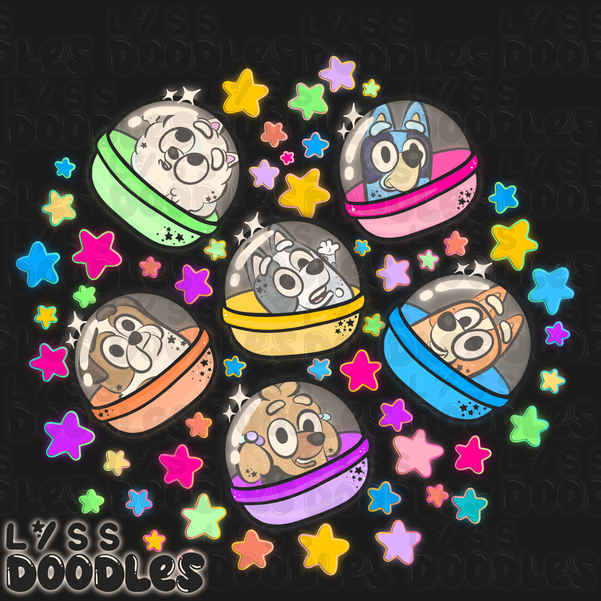 Lyss Doodles -  PNG FIles - 2.5K Freebie