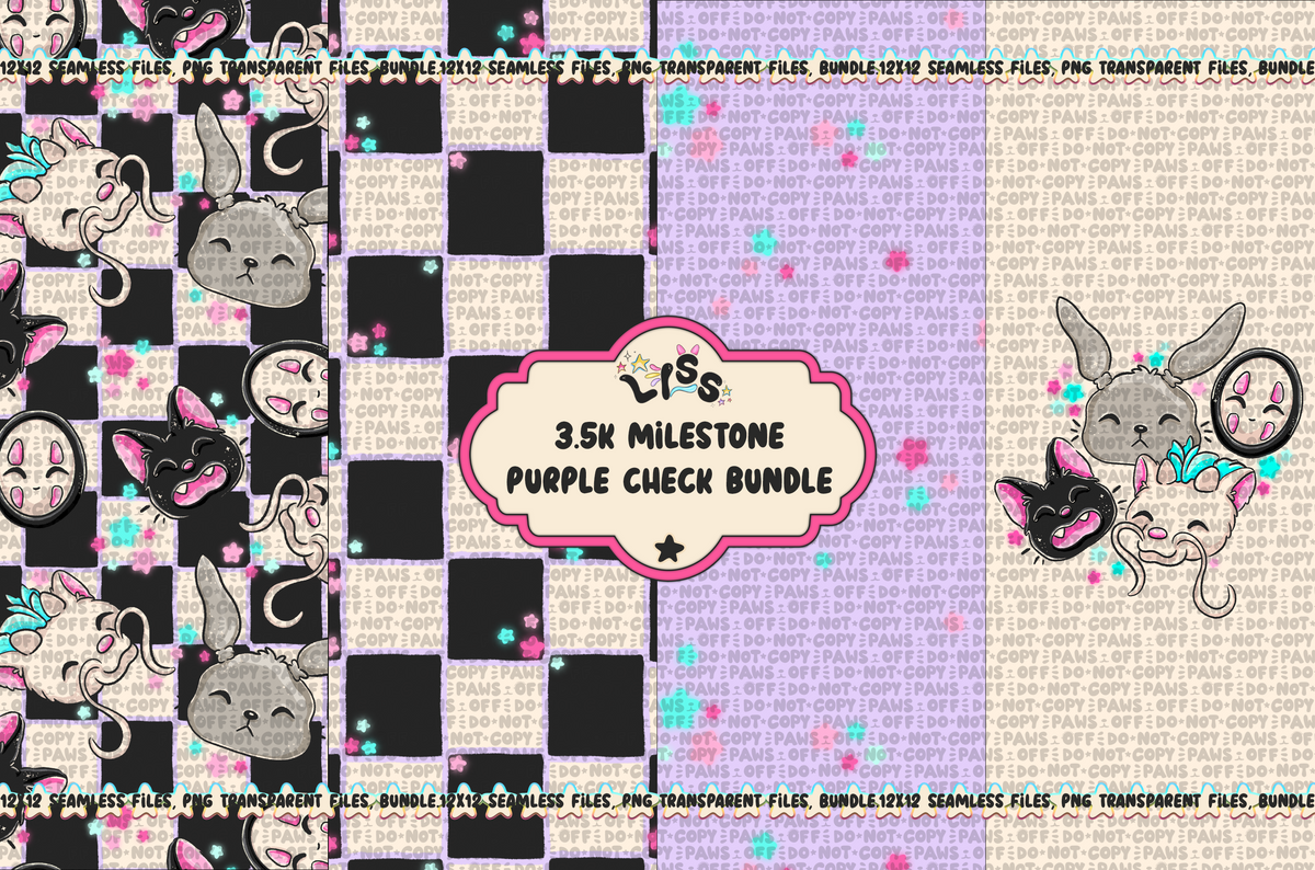 2024 - Lyss Doodles - Seamless - Mains - 3.5K Milestone - Bundles