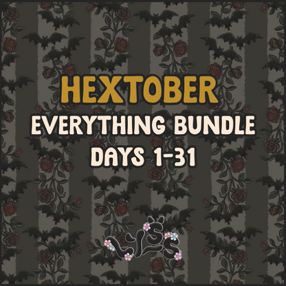 2025 - Lyss Doodles - BUNDLES - Hextober Everything Bundle - Days 1 - 31.
