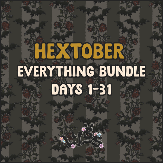 2025 - Lyss Doodles - BUNDLES - Hextober Everything Bundle - Days 1 - 31.