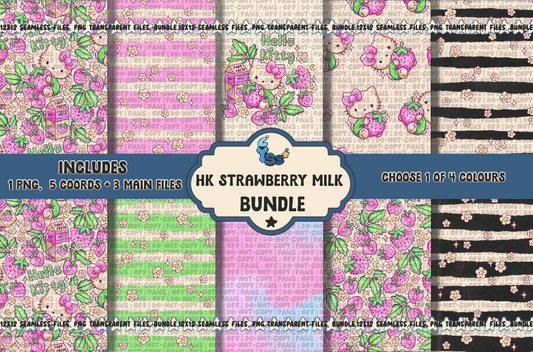 2025 - Lyss Doodles - BUNDLES - Colour Collab - Strawberry Milk HK - 25LD004