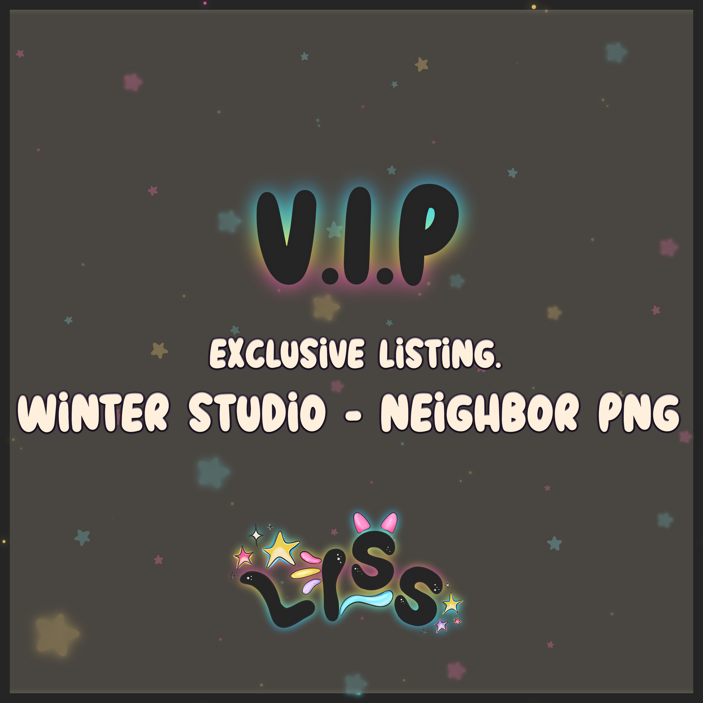 2023 - Lyss Doodles -  PNG Files - Winter Studio - 23LD009