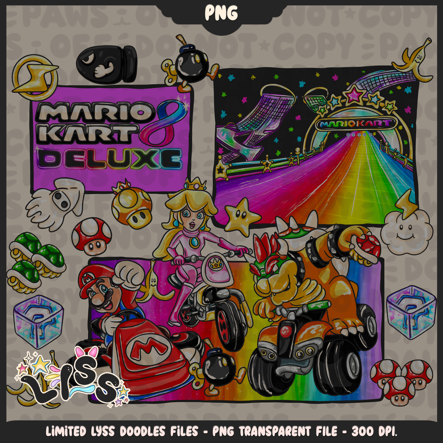 2024 - Lyss Doodles -  PNG Files - MAR10 - 24LD027