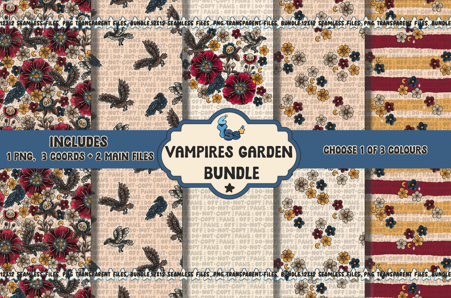 2025 - Lyss Doodles - BUNDLES - Vampire's Garden - 25LD010