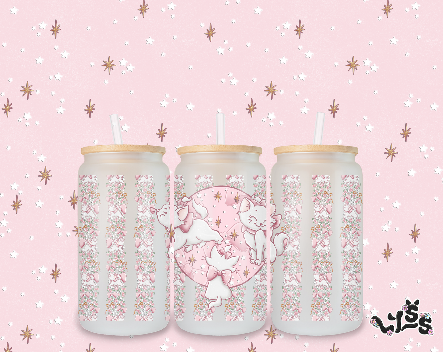 2026 - Lyss Doodles - Tumbler Wrap Files - 26LD003 - 16OZ Tumbler Wrap