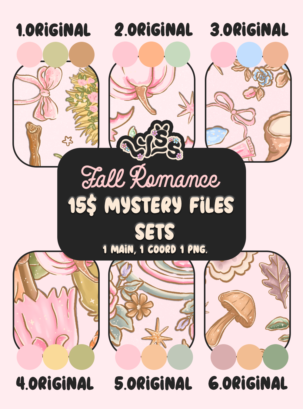 2025 - Lyss Doodles - Seamless - Mystery Files #1 - 25LD053